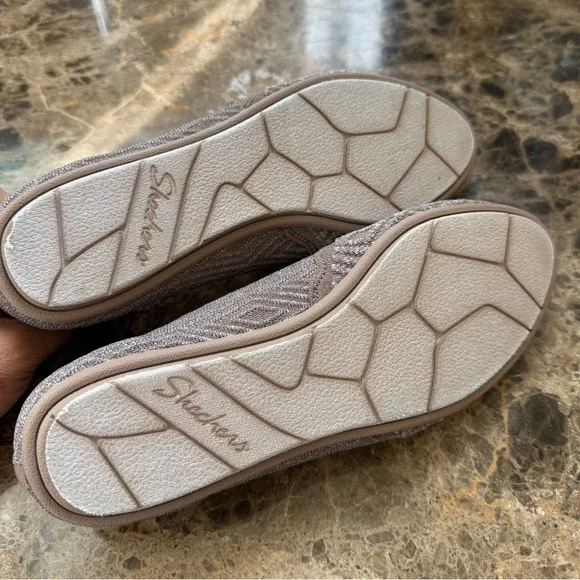 Skechers Womens Cleo Honeycomb Stretch Fabric Pointed Toe Ballet Flats Size 7.5 - Picture 5 of 6